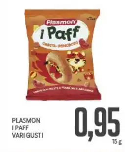 Supermercati Piccolo Plasmon i paff vari gusti offerta