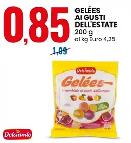 Eurospin Gelées ai gusti dell'estate Dolciando offerta