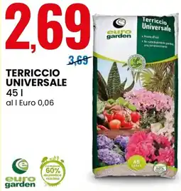 Eurospin Terriccio universale euro garden offerta