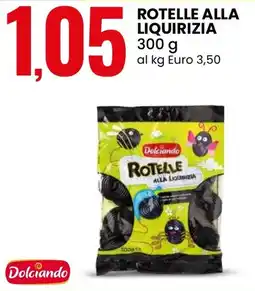 Eurospin Dolciando rotelle alla liquirizia offerta