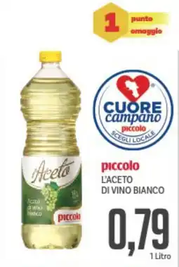 Supermercati Piccolo Piccolo l'aceto di vino bianco offerta