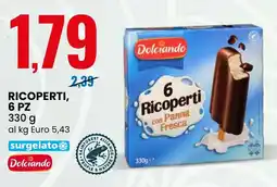 Eurospin Ricoperti, 6 pz Dolciando offerta