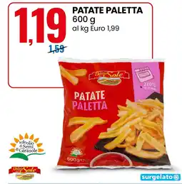 Eurospin Patate paletta Delizie Sole offerta