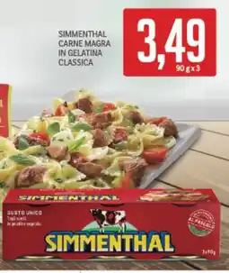 Supermercati Piccolo Simmenthal carne magra in gelatina classica offerta