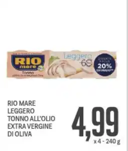 Supermercati Piccolo Rio mare leggero tonno all'olio extra vergine di oliva offerta