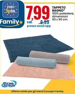 Eurospin Tappeto bagno TECNO ACQUA offerta