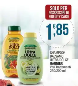 Sidis Shampoo/ balsamo ultra dolce GARNIER offerta