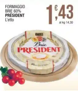 Sidis Formaggio brie 60% PRÉSIDENT offerta