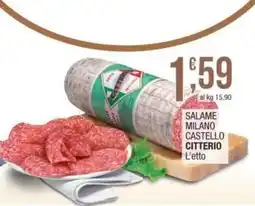 Sidis Salame milano castello CITTERIO offerta