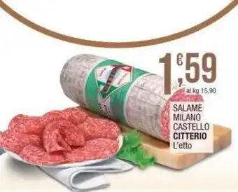 Sidis Salame milano castello CITTERIO offerta