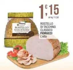 Sidis Rostello di tacchino classico FIORUCCI offerta