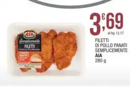 Sidis Filetti di pollo panati semplicemente AIA offerta