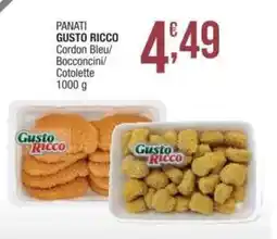Sidis PANATI GUSTO RICCO Cordon Bleu/ Bocconcini/ Cotolette offerta