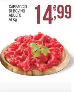 Sidis Carpaccio di bovino adulto offerta
