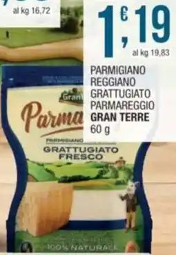 Sidis Parmigiano reggiano grattugiato parmareggio GRAN TERRE offerta