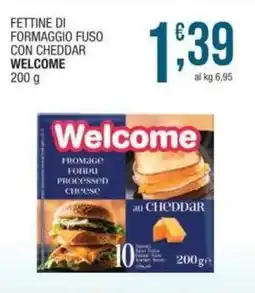 Sidis Fettine di formaggio fuso con cheddar WELCOME offerta