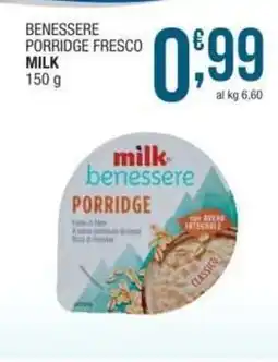 Sidis Benessere porridge fresco MILK offerta
