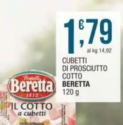 Sidis Cubetti di prosciutto cotto BERETTA offerta