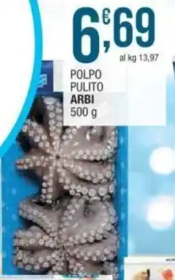 Sidis Polpo pulito ARBI offerta