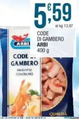 Sidis Code di gambero ARBI offerta