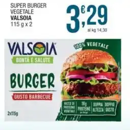 Sidis Super burger vegetale VALSOIA offerta