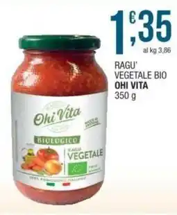Sidis Ragu vegetale bio OHI VITA offerta