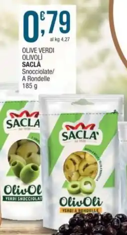 Sidis Olive verdi olivolì SACLÀ offerta