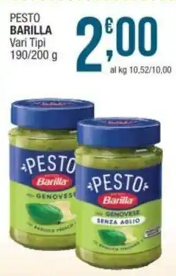 Sidis Pesto BARILA vari tipi offerta