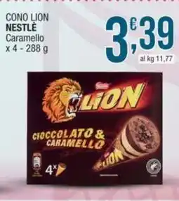 Sidis Cono lion nestlé caramello x4 offerta