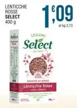 Sidis Lenticchie rosse SELECT offerta