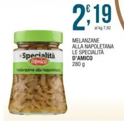 Sidis Melanzane alla napoletana le specialità D'AMICO offerta