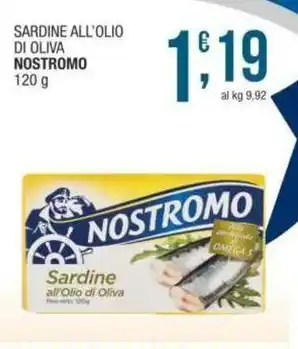 Sidis Sardine all'olio di oliva NOSTROMO offerta