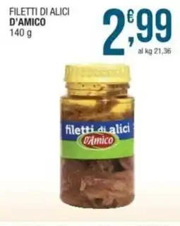 Sidis Filetti di alici D'AMICO offerta