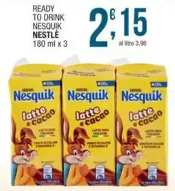 Sidis Ready to drink nesquik NESTLÉ offerta