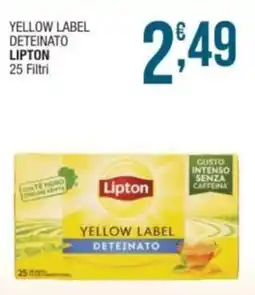 Sidis Yellow label deteinato LIPTON offerta