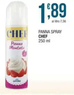 Sidis Panna spray CHEF offerta