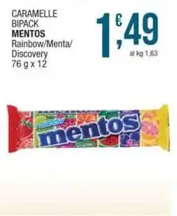 Sidis Caramelle bipack MENTOS offerta