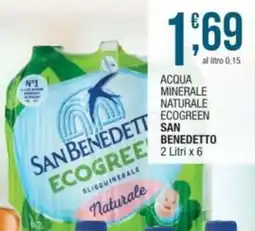 Sidis Acqua minerale naturale ecogreen SAN BENEDETTO offerta