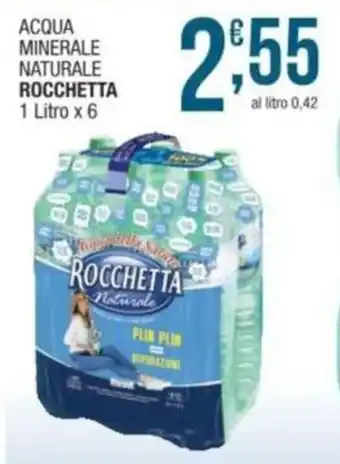 Sidis Acqua minerale naturale ROCCHETTA offerta