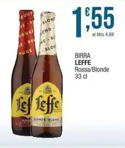 Sidis BIRRA LEFFE Rossa/Blonde offerta