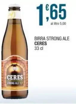 Sidis Birra strong ale CERES offerta