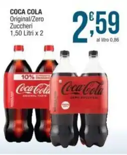 Sidis COCA COLA Original/Zero Zuccheri offerta
