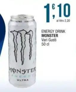 Sidis Energy drink MONSTER vari gusti offerta