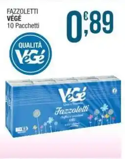 Sidis Fazzoletti VÉGÉ 10 Pacchetti offerta