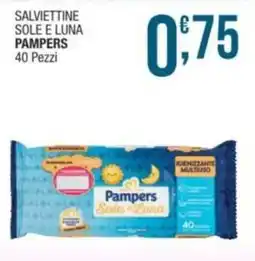 Sidis Salviettine sole e luna PAMPERS 40 pezzi offerta