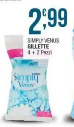 Sidis Simply venus GILLETTE offerta