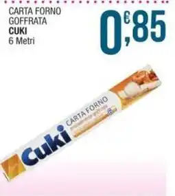 Sidis Carta forno goffrata CUKI offerta