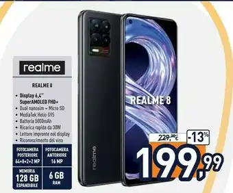 Unieuro 8 5g 16,5 cm (6.5") usb tipo-c 6 gb 128 gb 5000 mah nero offerta
