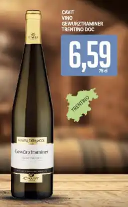 Supermercati Piccolo Cavit vino gewurztraminer trentino doc offerta