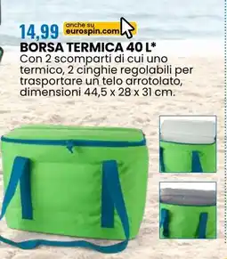 Eurospin ES OUTDOOR Borsa termica offerta